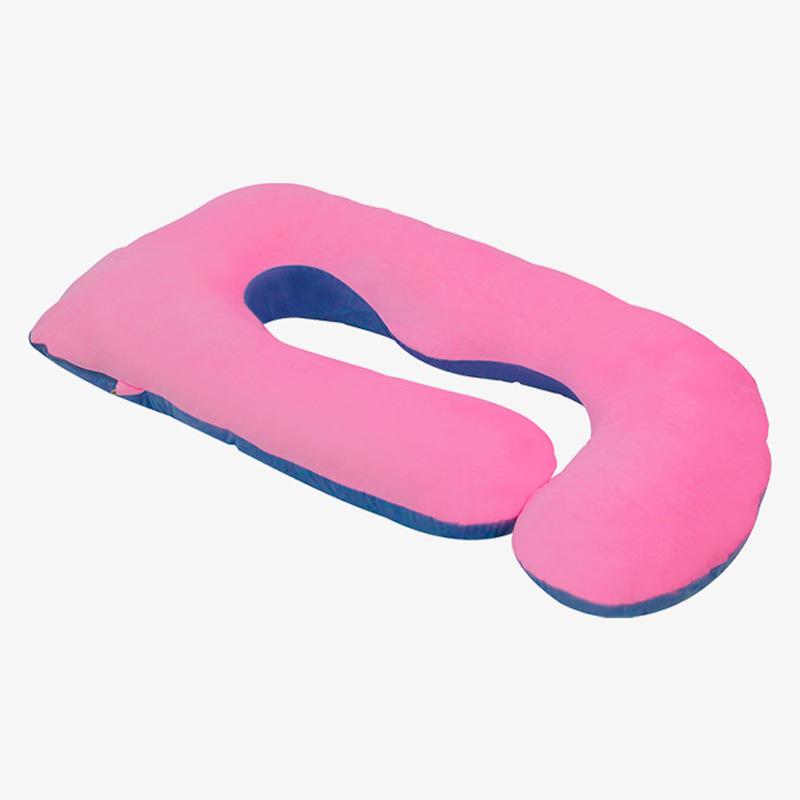 Almohadas de embarazo para dormir, almohada de maternidad de cuerpo completo en forma de U con cubierta removible: apoyo para la espalda, las piernas, el vientre